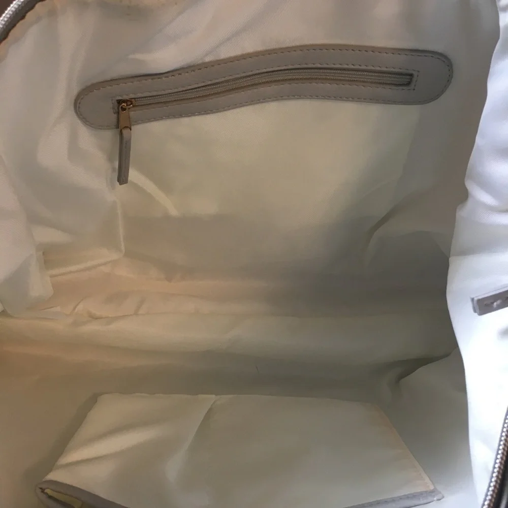 NEW Overnight Shoulder Strap Bag Blue Gray